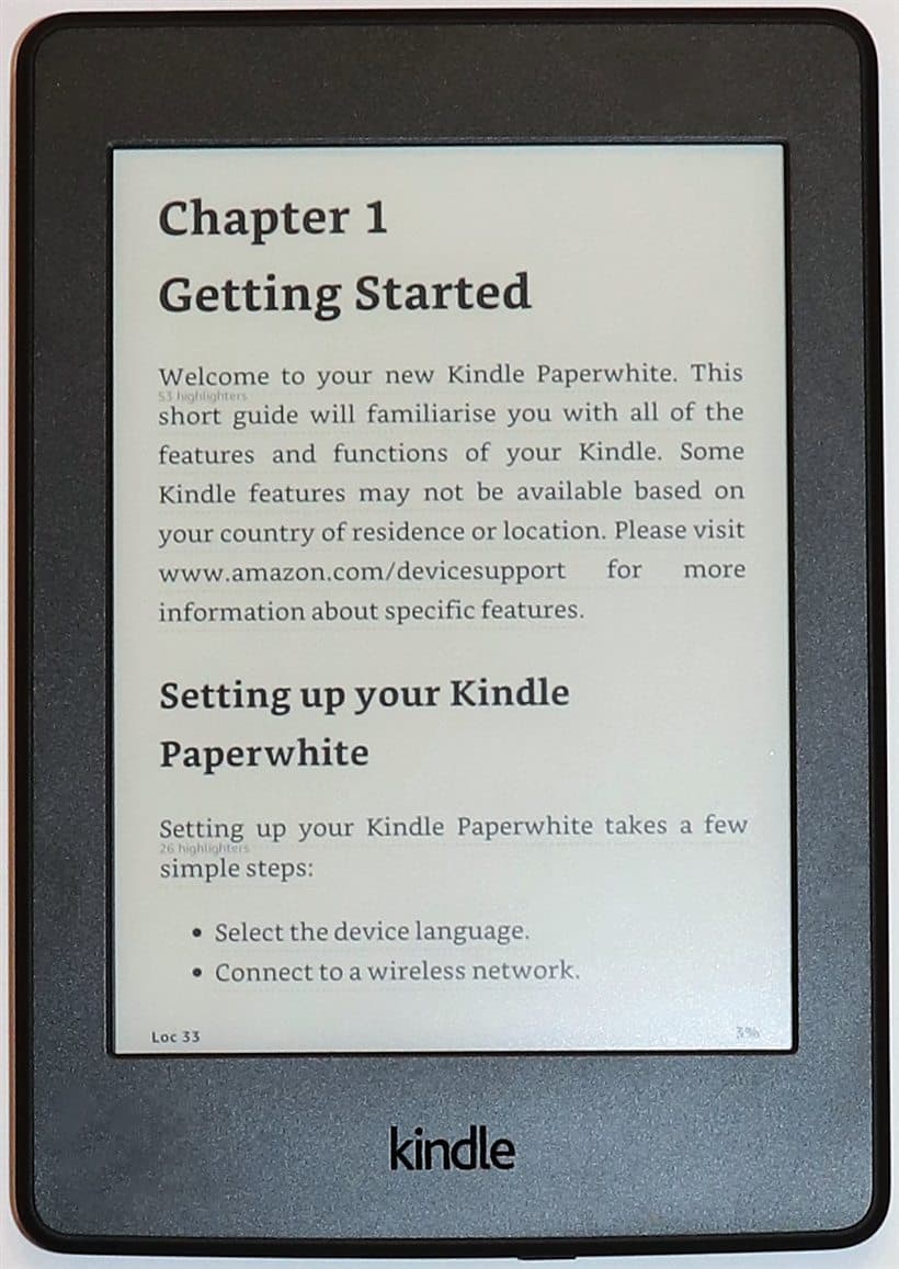 Amazon Kindle Paperwhite 3rd Gen（2015）
