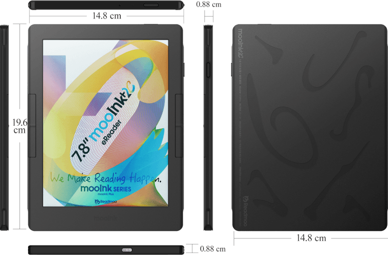 Readmoo 讀墨 mooInk Plus 2C 7.8 吋彩色閱讀器