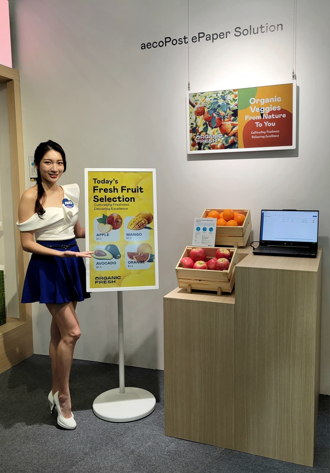 Touch Taiwan 2025 達擎 aecoPost 電子紙展示