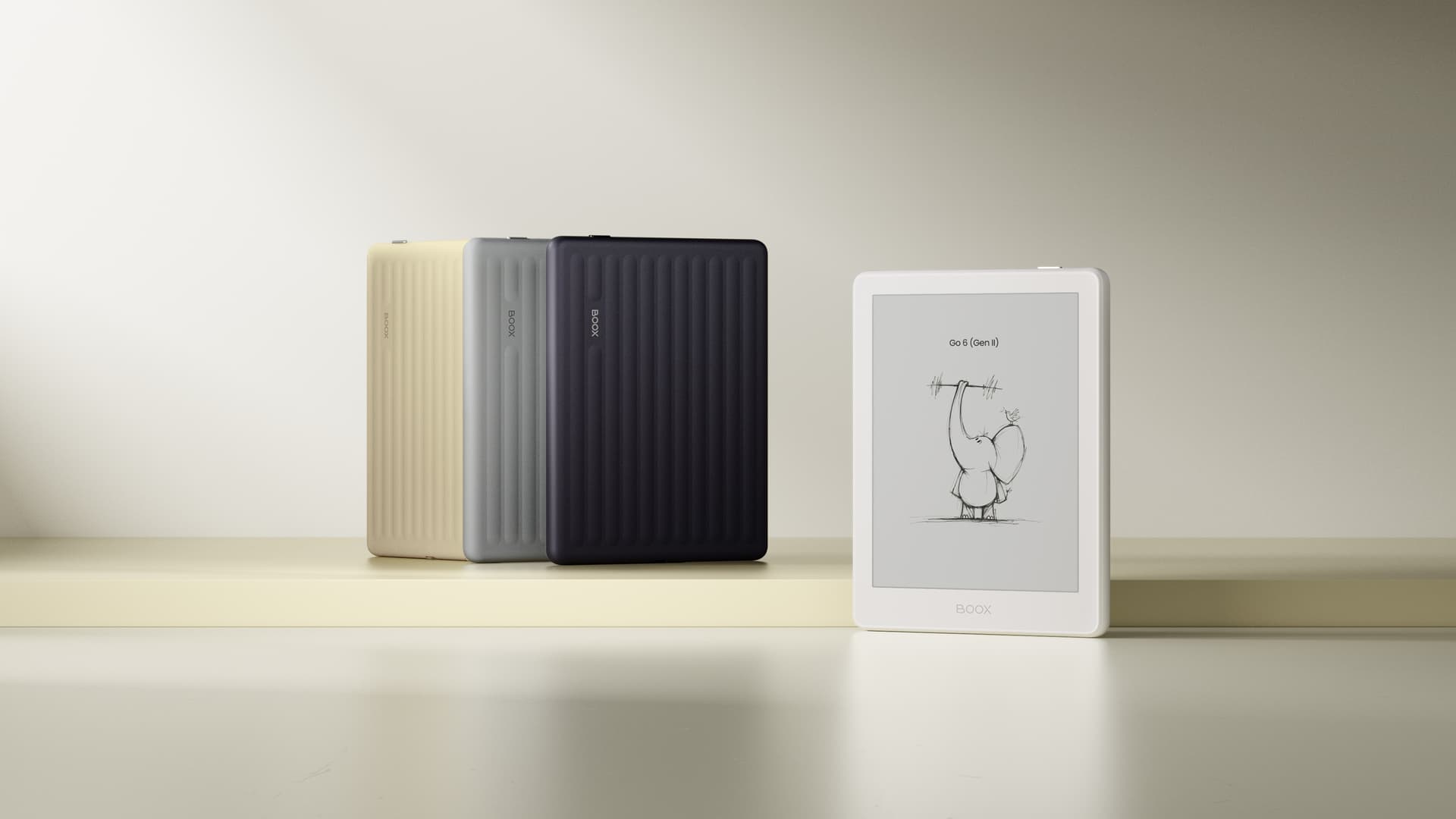 BOOX Go 6 Gen II 四色色系展示