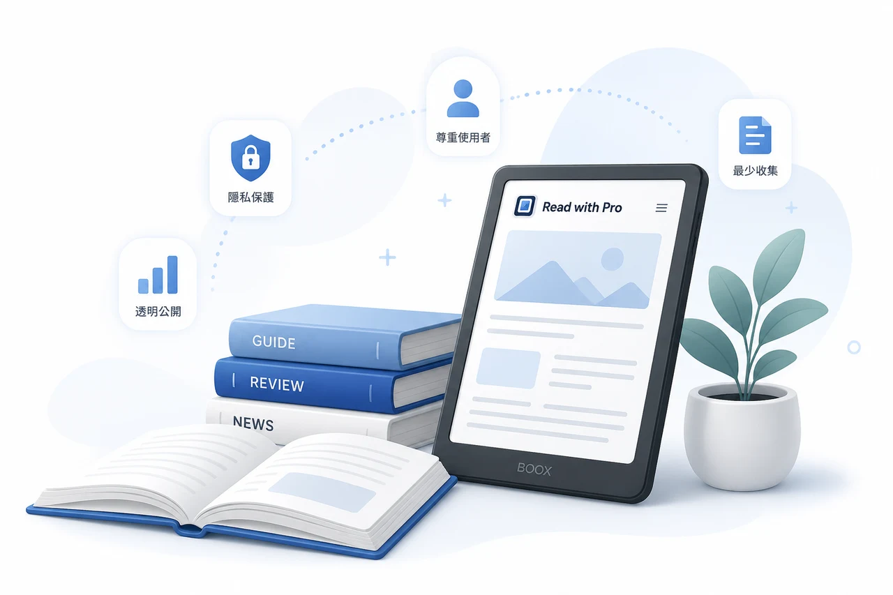 Read with Pro 網站水彩插圖