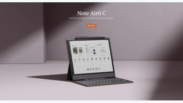 文石 BOOX Note Air 6 C 正式發表：10.3 吋 Kaleido 3、Snapdragon 7s Gen 3＋Wi-Fi 6、Android 16，台灣售價 NT$17,980（比 Note Air 5 C 貴 2,000）