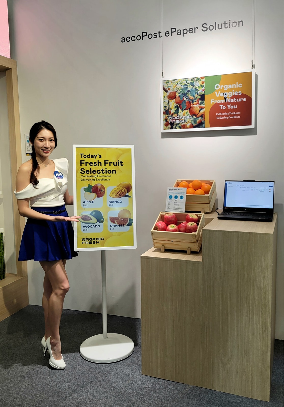 Touch Taiwan 2025 達擎 aecoPost 電子紙展示