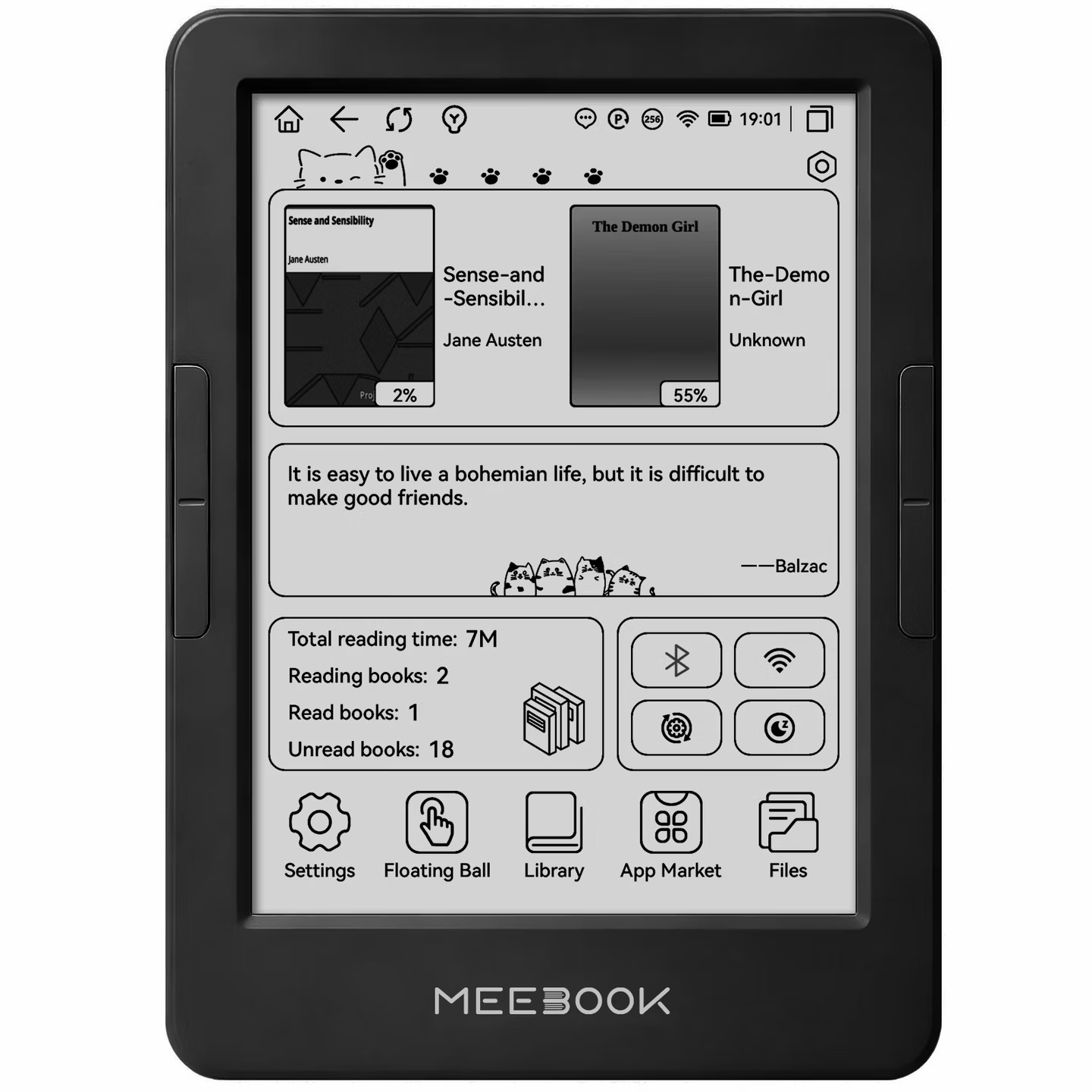 Meebook E6 典雅黑機身官方商品圖