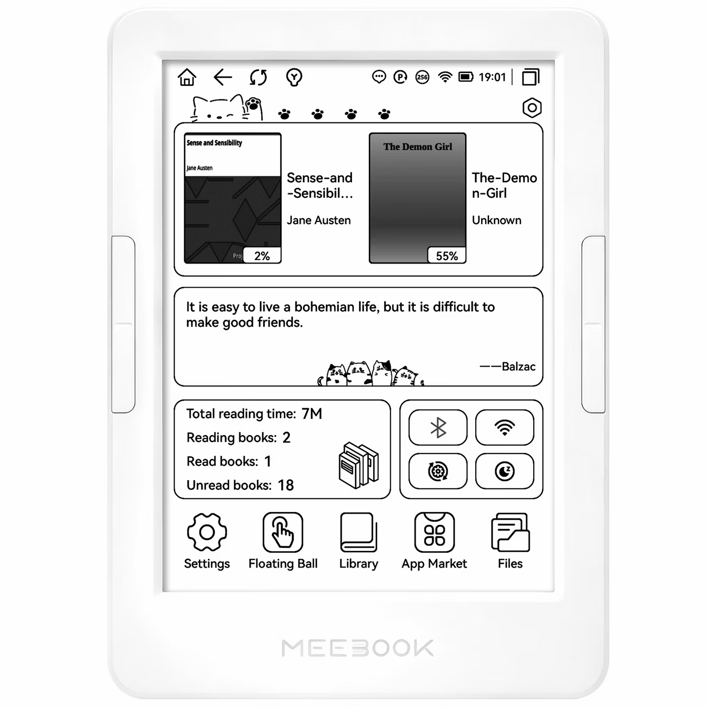 Meebook E6 珍珠白機身官方商品圖