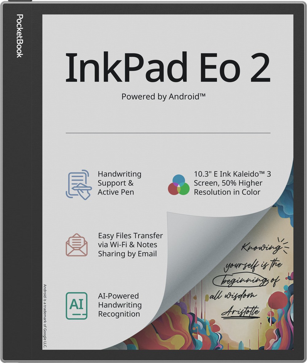 PocketBook InkPad Eo 2 產品特點：Android、10.3 吋 Kaleido 3、手寫主動筆