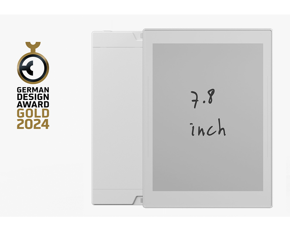 Supernote Nomad 7.8 吋，German Design Award Gold 2024