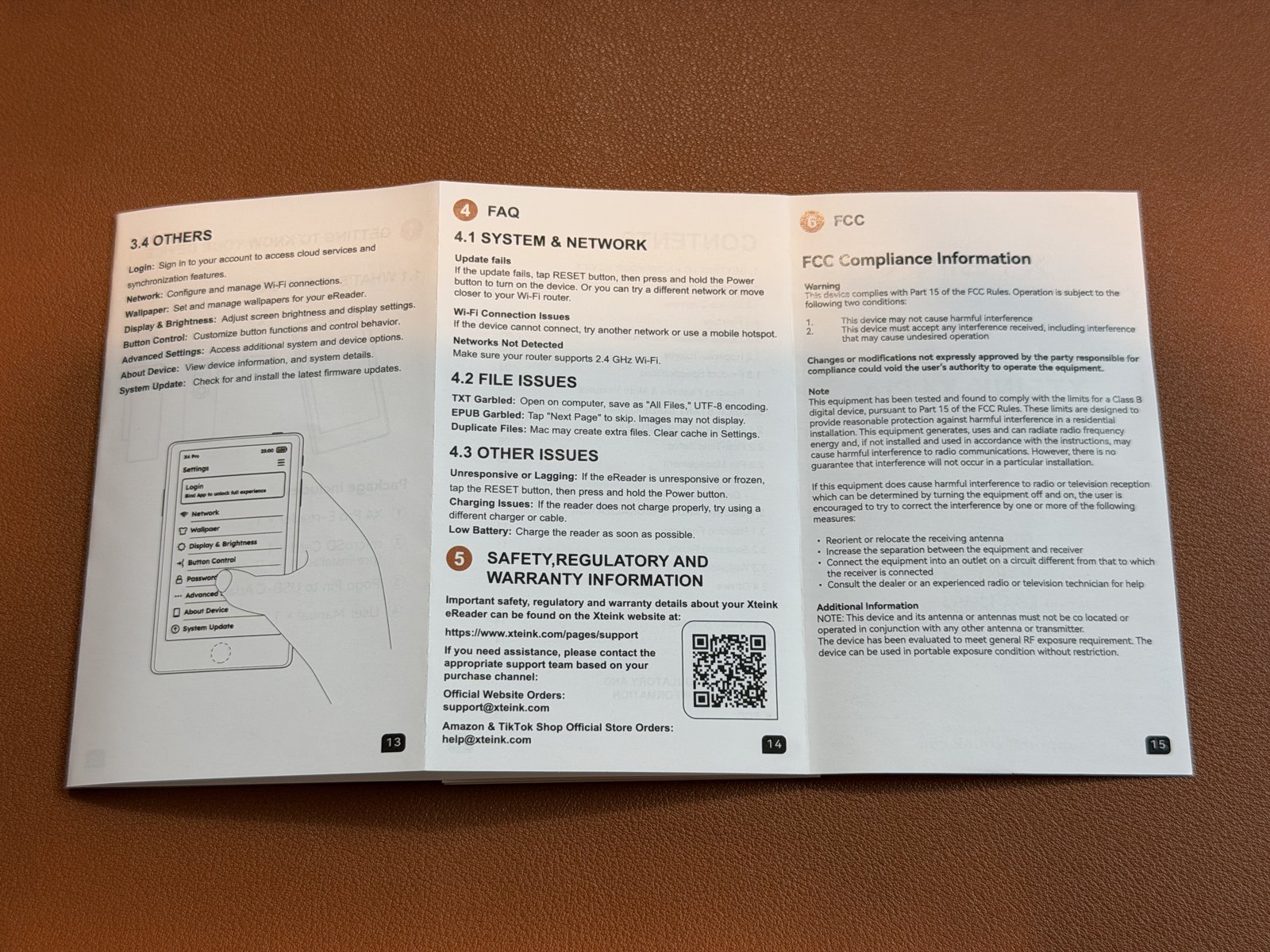 手冊:FAQ 與 FCC 法規資訊頁