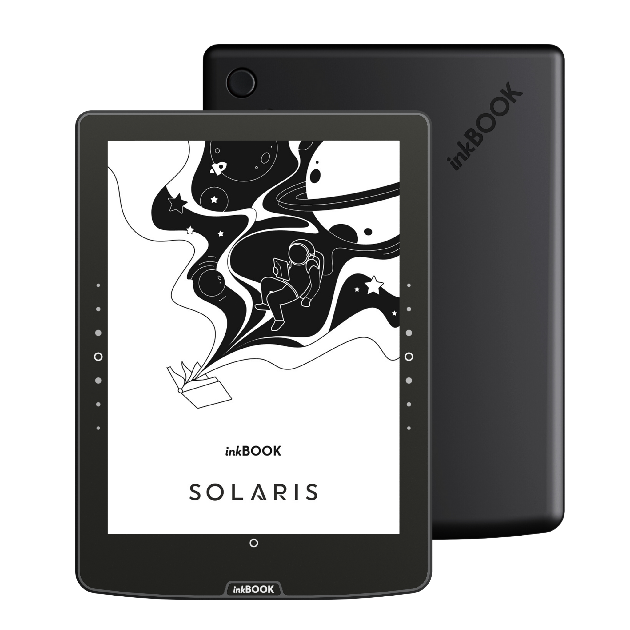 inkBOOK 官方 Solaris 黑色正反面商品圖
