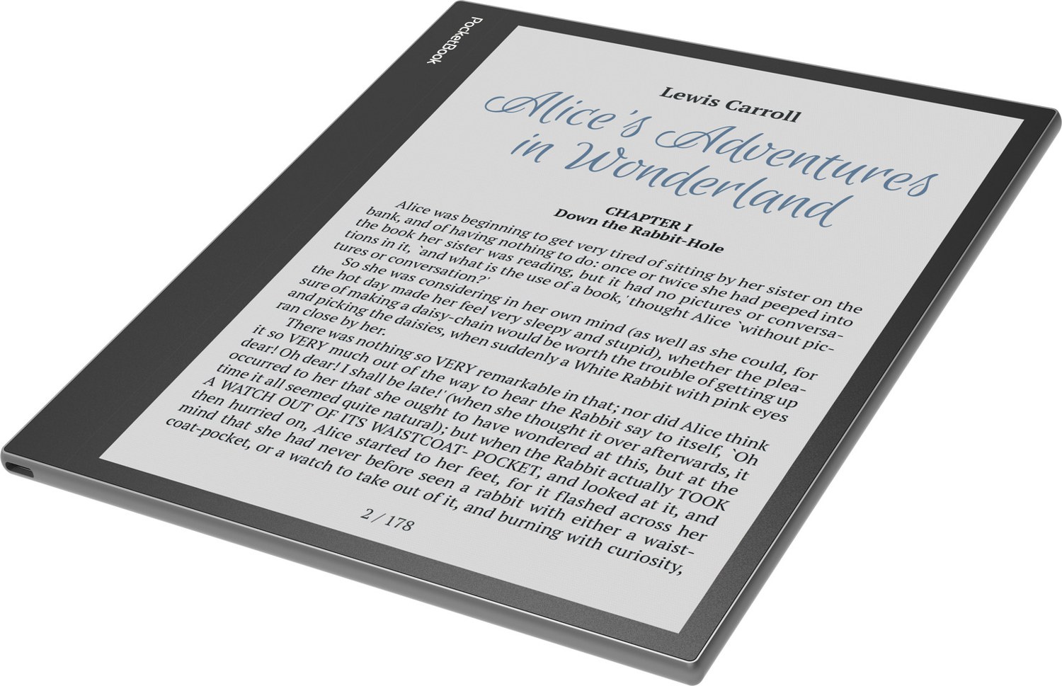 PocketBook InkPad Eo 2 原廠產品頁圖片；未裁切、未修改